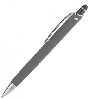 Шариковая ручка Quattro, серая фото 