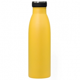 Термобутылка вакуумная герметичная Libra Lemoni, желтая фото 