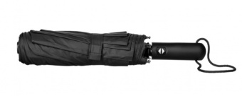Зонт складной Levante, черный фото 