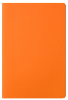 Блокнот Alpha slim, оранжевый фото 
