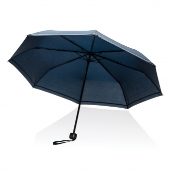 Компактный зонт Impact из RPET AWARE™ со светоотражающей полосой, d96 см  фото 