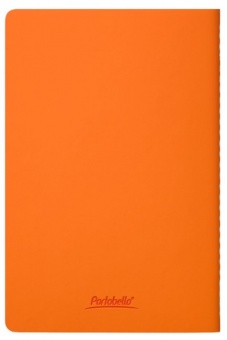 Блокнот Alpha slim, оранжевый фото 