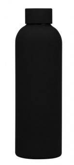 Термобутылка вакуумная герметичная Prima, черная фото 