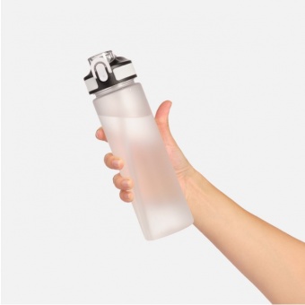 Бутылка для воды Flip, белая фото 