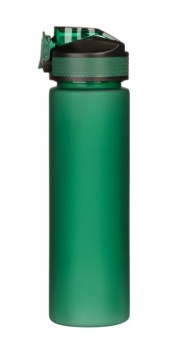 Бутылка для воды Flip, темно-зеленая фото 