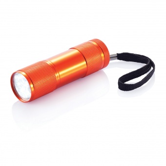 Алюминиевый фонарик Quattro, оранжевый фото 