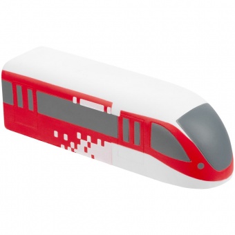 Антистресс «Поезд», белый с красным фото 