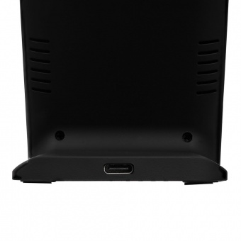 Беспроводное зарядное устройство с быстрой зарядкой Overtop, черное фото 