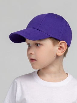 Бейсболка детская Capture Kids, фиолетовая фото 