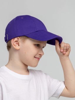 Бейсболка детская Capture Kids, фиолетовая фото 