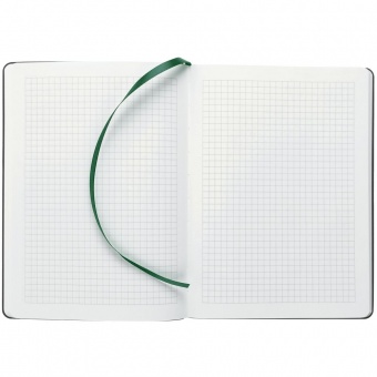 Блокнот Verso в клетку, зеленый фото 