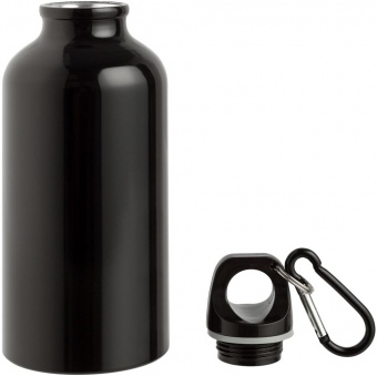 Бутылка для спорта Re-Source, черная фото 