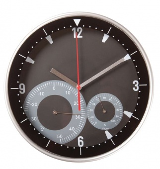 Часы настенные Rule с термометром и гигрометром фото 