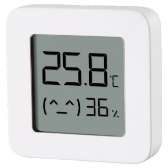 Датчик температуры и влажности Xiaomi Temperature and Humidity Monitor 2, белый фото 