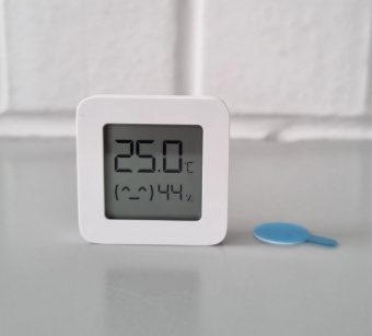Датчик температуры и влажности Xiaomi Temperature and Humidity Monitor 2, белый фото 