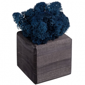 Декоративная композиция GreenBox Black Cube, синий фото 