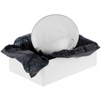 Декоративная упаковочная бумага Tissue, черная фото 