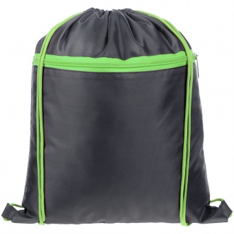 Детский рюкзак Novice, серый с зеленым фото 