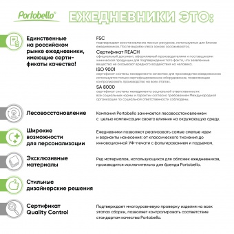 Ежедневник Baladek недатированный, бордовый фото 