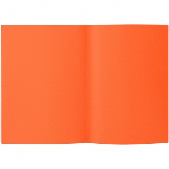 Ежедневник Flat, недатированный, оранжевый фото 