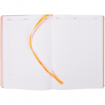 Ежедневник Must, датированный, оранжевый фото 