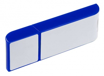 Флешка Blade, синяя с белым, 8 Гб фото 