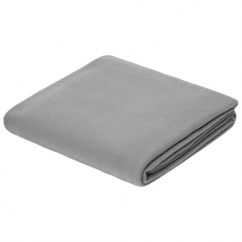 Флисовый плед Warm&Peace XL, серый фото 