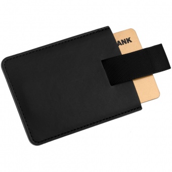 Футляр для карт Poppy с RFID-защитой, черный фото 