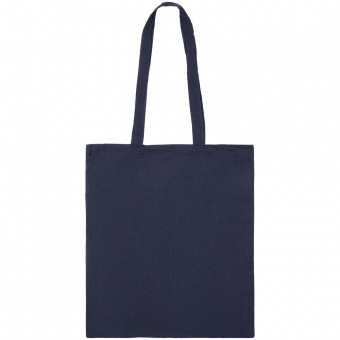 Холщовая сумка Basic 105, темно-синяя фото 