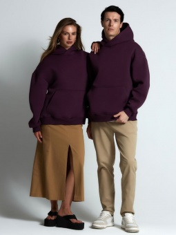 Худи Kulonga Oversize, фиолетовое фото 13