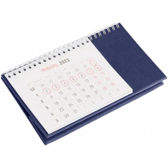 Календарь настольный Brand, синий фото 