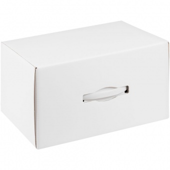 Коробка Matter High Light, белая с белой ручкой фото 