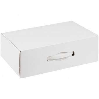 Коробка Matter Light, белая, с белой ручкой фото 