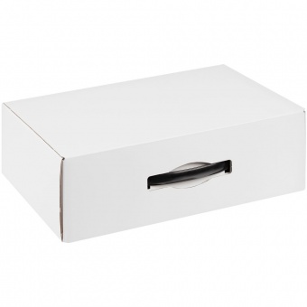 Коробка Matter Light, белая, с черной ручкой фото 