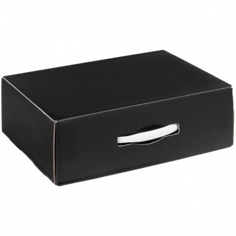 Коробка Matter Light, черная, с белой ручкой фото 