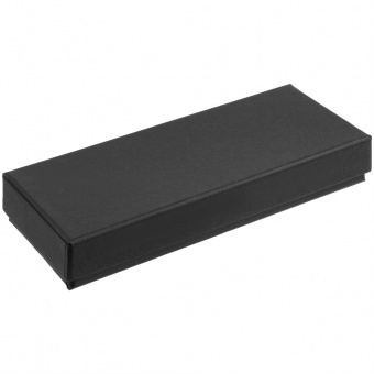 Коробка Notes с ложементом для ручки и флешки, черная фото 
