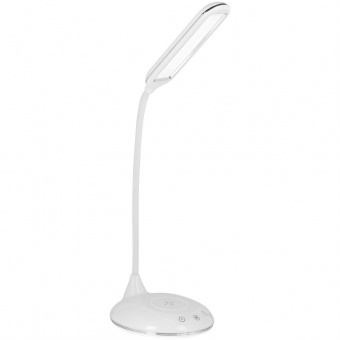 Лампа с беспроводной зарядкой Bright Helper, белая фото 