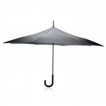 Механический двусторонний зонт, d115 см, серый фото 