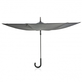 Механический двусторонний зонт, d115 см, серый фото 