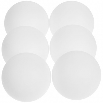 Набор из 6 мячей для настольного тенниса Pongo, белый фото 