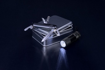 Набор Keg: карманный нож и фонарик фото 