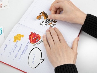 Наклейки бумажные Sticker Pack на заказ, L фото 