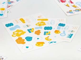 Наклейки бумажные Sticker Pack на заказ, M фото 