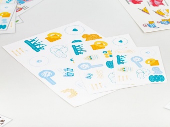 Наклейки из ПВХ Sticker Pack на заказ, S фото 