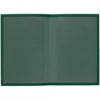 Обложка для паспорта Shall, зеленая фото 