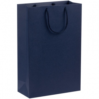Пакет бумажный Porta M, темно-синий фото 
