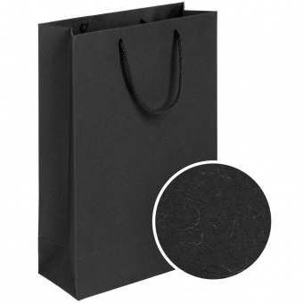 Пакет бумажный Eco Style, черный фото 