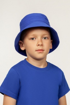 Панама детская Bizbolka Challenge Kids, ярко-синяя фото 