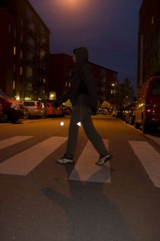 Пешеходный светоотражатель «Круг», оранжевый фото 