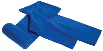 Плед с рукавами Lazybones, темно-синий фото 